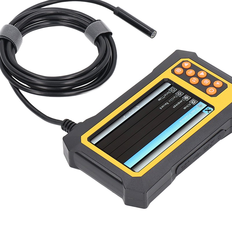 Endoscope 8mm Lens 4.3in LCD Screen Borescope Camera IP67 Waterproof