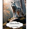 Majestic Wolf Composition Notebook