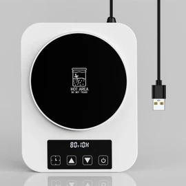 Sourdough Starter Warmer 2025 with Precise 1°F Control (70–100°F), Sourdough Warmer, 4.3" Heating Pad, 12H Auto Timer, USB Powered Fermentation Mat for Sourdough Jar, for Home Bread Baking