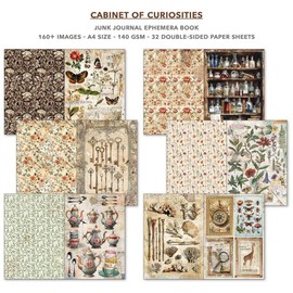 Ciao Bella Cabinet Of Curiosities Ephemera Book & Junk Journal - Scrapbooking/Paper Crafts