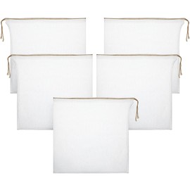 Compost Tea Bag, Pump Strainer Bag with Drawstring, Mesh Filter Bag, 600 µm for Prevents Clogging During The Straining Process (5 Pieces,30.5 x 30.5 cm)