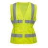 Shine Bright Safety Vest - High Visibility with Reflective Straps and Pockets – Premium, Soft, Durable, and Breathable, Yellow, X-Large