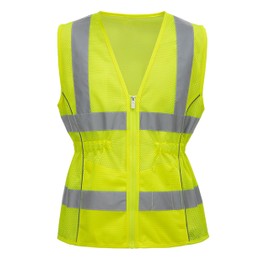 Shine Bright Safety Vest - High Visibility with Reflective Straps and Pockets – Premium, Soft, Durable, and Breathable, Yellow, X-Large