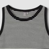JAJU [JAJU] Women's Cotton Rib Sleeveless T-shirt_Jet Black