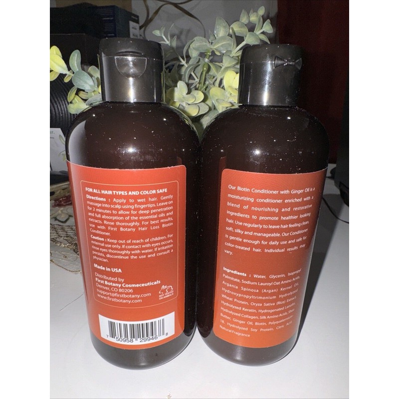 First Botany Hair Growth Shampoo Conditioner Set - An Anti