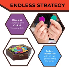Mosaic, Beautiful Game of Strategy, Family Board Game for Teens and Adults