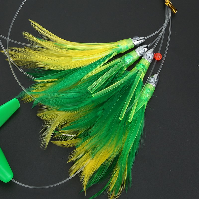 Schwertfisch Feather Tuna Artificial Fishing Lure Tease Accessories for Large