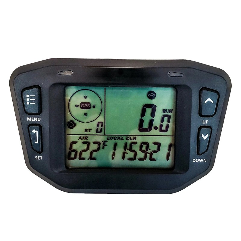 OZ-USA GPS Speedometer LCD Gauge Odometer Hourmeter Voltage Temperature Clock