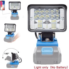 Demkmilri Cordless Portable Work Light for Hart 20V Lithium Battery LED Work Light