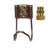 ACCU-Brand Dura-Loop Small Stainless Steel Hose Hanger with Dramm Brass