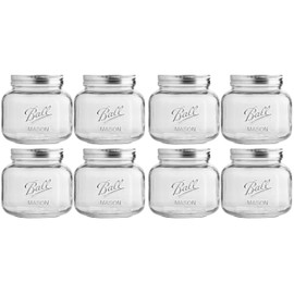 Ball Decorative Glass Mason Jar Variation (64 Ounce (Pack of 8))
