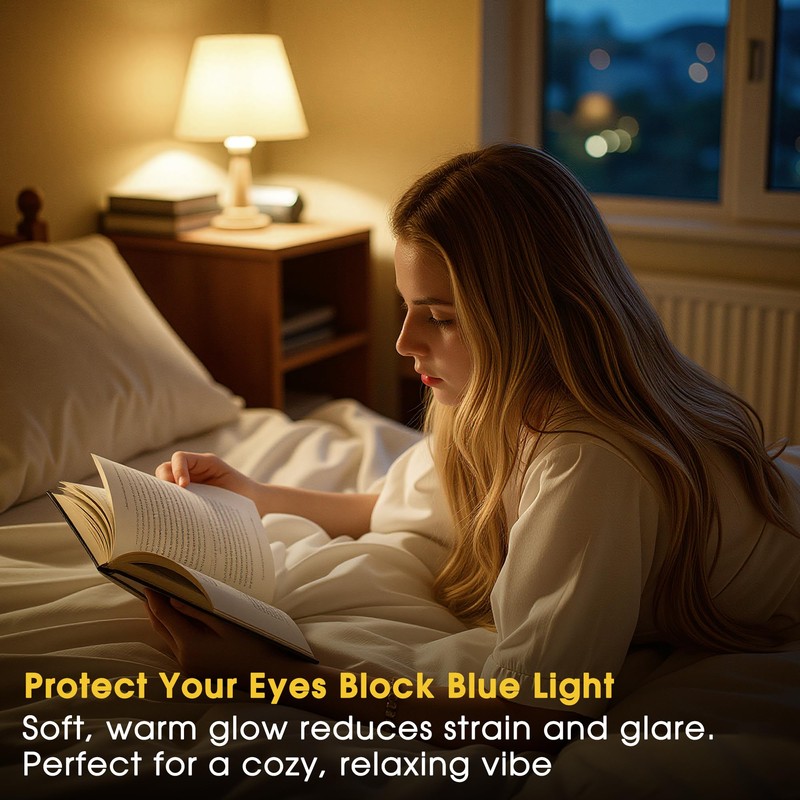 Briignite LED Light Bulbs, Warm Light Bulb 9W Equivalent 60W,