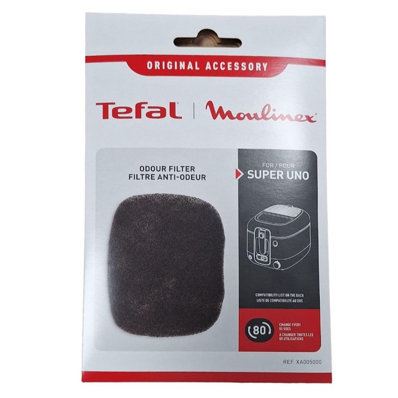 MOULINEX - CARTOUCHE FILTRANTE CARBONE AVEC PAROI ALUMINIUM POUR FRITEUSE