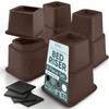 Home Intuition Heavy Duty Adjustable Bed Risers Furniture Riser 3,