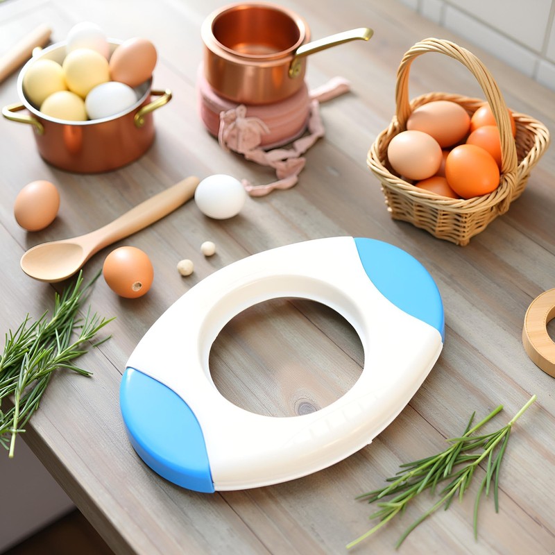 Blue Egg Shell Opener, Egg Topper Cutter Egg Cracker Separator