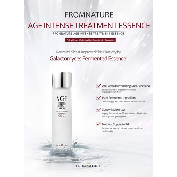 [FROM NATURE] AGE Intense Treatment Essence (150ml 5.07 oz) Wrinkle Repairing & Whitening