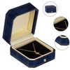 Necklace Box Velvet Pendant Gift Box Long Chain Jewelry Display