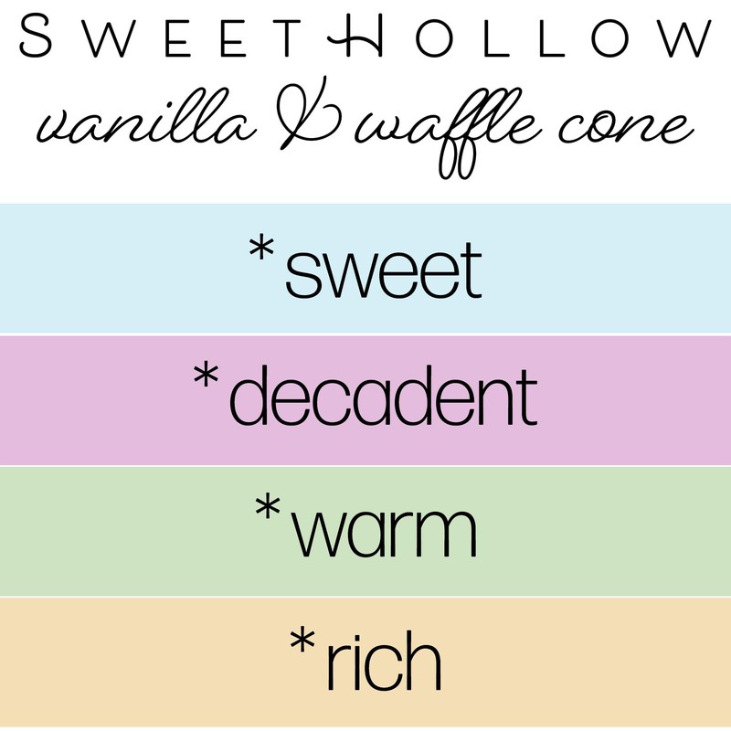 SweetHollow Vanilla + Waffle Cone Fine Fragrance Mist, Scented Perfume