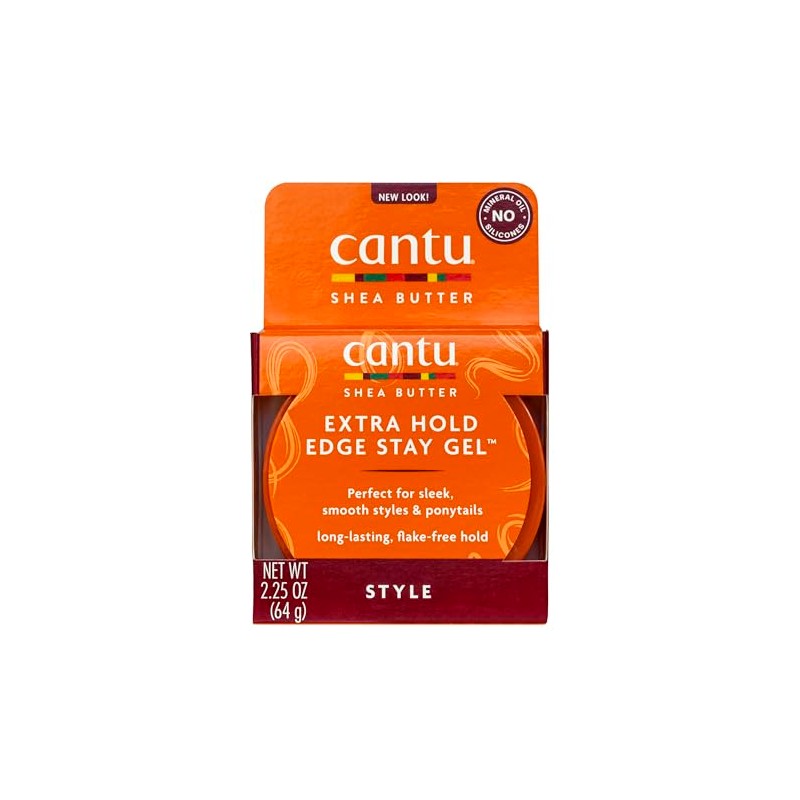 Cantu Extra Hold Edge Stay Gel, 2.25 Oz