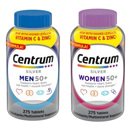 Paq. Centrum Silver Men & Women 50+ (550 Tabletas) Vitaminas