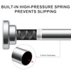 Ausemku Shower Curtain Rod Tension - 40-70 Inch Never Rust