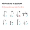 4 Pack Tap Aerator M18/M20/M22/M24/M28, Water Saver Tap Filter Nozzle
