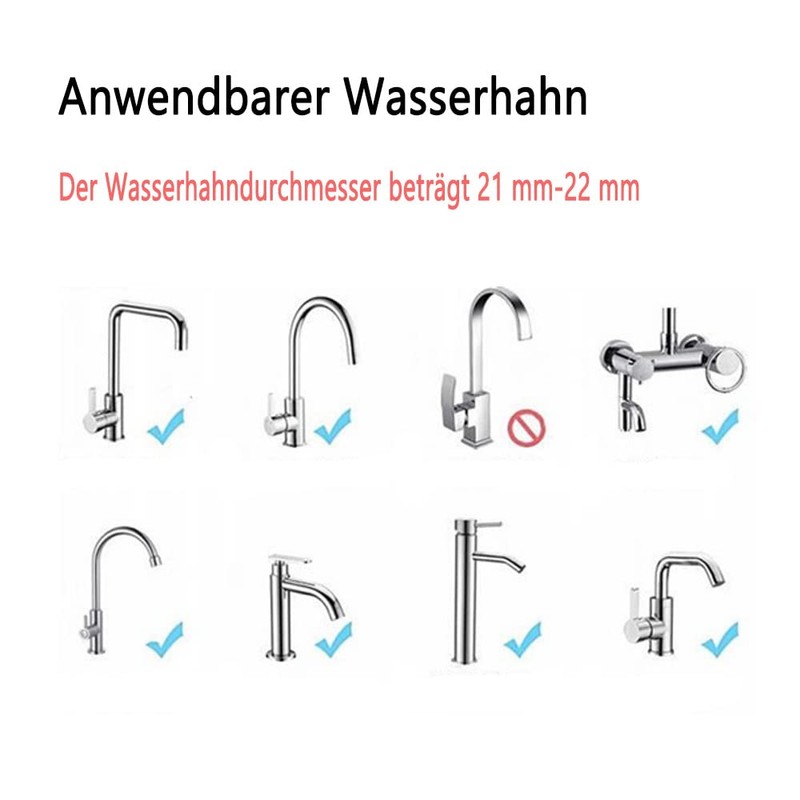 4 Pack Tap Aerator M18/M20/M22/M24/M28, Water Saver Tap Filter Nozzle