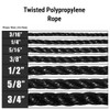 Golberg Twisted Polypropylene Rope – Marine, Nautical