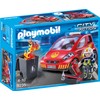 Playmobil 9235 City Action Firefighter with Car,MultiColor