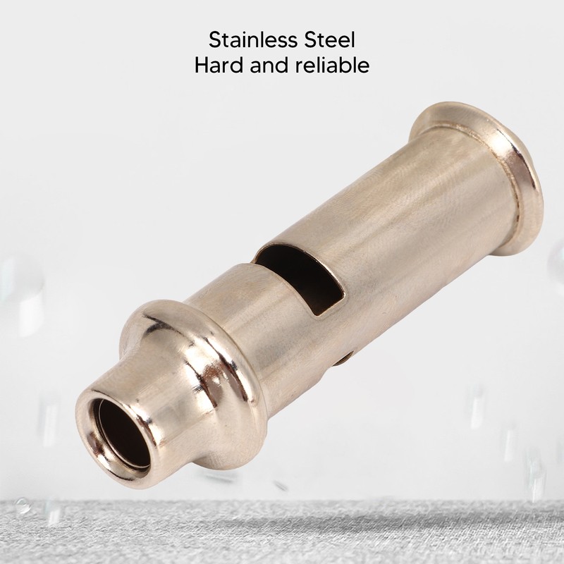 5Pcs Metal Emergency Survival Whistle Stainless Steel Outdoor Whistle for
