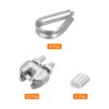 sourcing map M2 Wire Rope Accessory Set for 2mm Dia