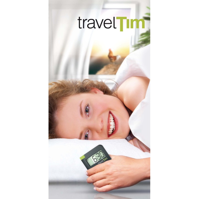 Humantechnik Travel Tim Magenta Travel Alarm Clock, 7 x 3