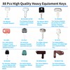 SHINTONES 88 Different Keys Heavy Equipment Key Set Construction Equipment