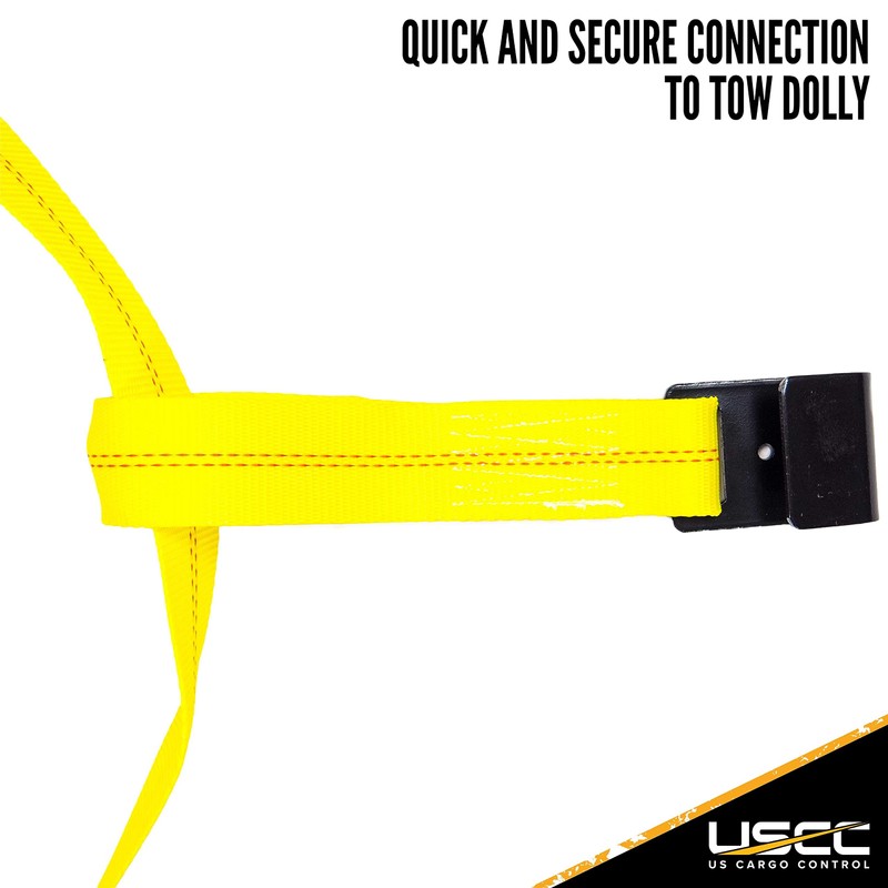US Cargo Control Adjustable Tow Dolly Basket Straps with Flat