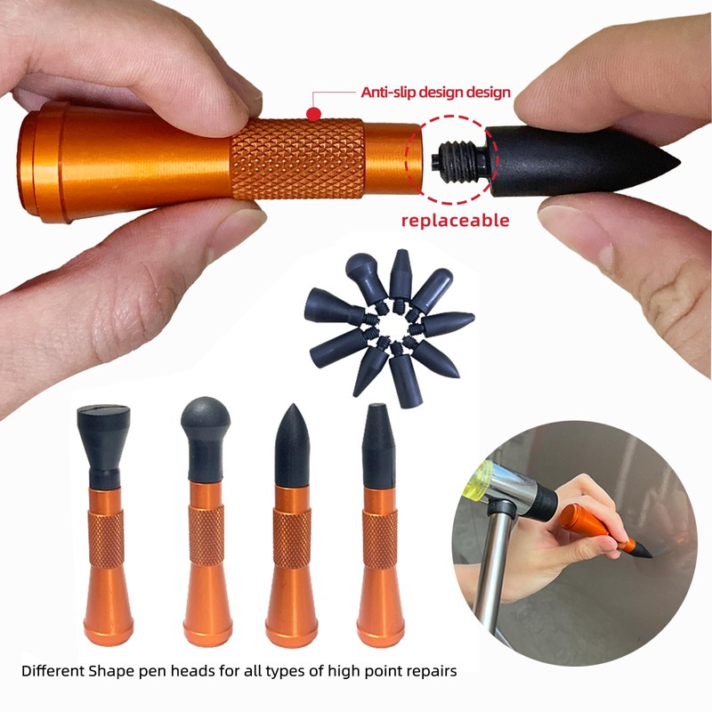 NIUVOCY Dent Puller & Paintless Dent Remover Kit,Slide Hammer T-Bar,Pulling