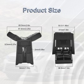 Center Console Cup Holder Insert Divider, Cup Holder Insert Fits Most Cup Sizes, Compatible with Toyota Highlander 2014 2015 2016 2017 2018 2019 Year, Replaces 55618-0E170-C0