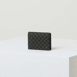 Daks (신세계강남점)DBHO4E134BK LOUIS PVC 블랙 루이스 DD 패턴 PVC 명함지갑 (DB HONG KONG) DBHO4E134BK LOUIS PVC Black Louis DD Pattern PVC Business Card Wallet