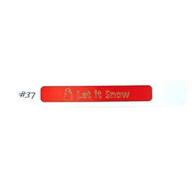 Longaberger Basket Tag #37 - Let it Snow (Snowman RED)