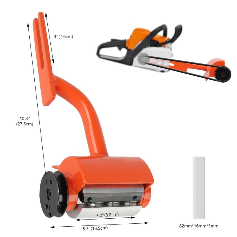 DIYAREA Upgraded Debarking Tool for Logs,Chainsaw Log Debarker,Log Peeler with