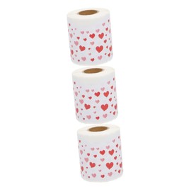 Operitacx 3 Rolls Love Stickers Whiteboard Classroom Display Border Room Decor Wall Sticker Back to School Label Banners Decorations Schools Display Borders for Classrooms Pink Paper