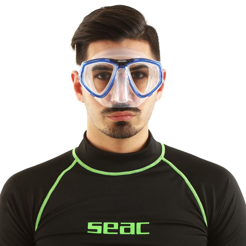 SEAC Men's One Mask, Blue, Small