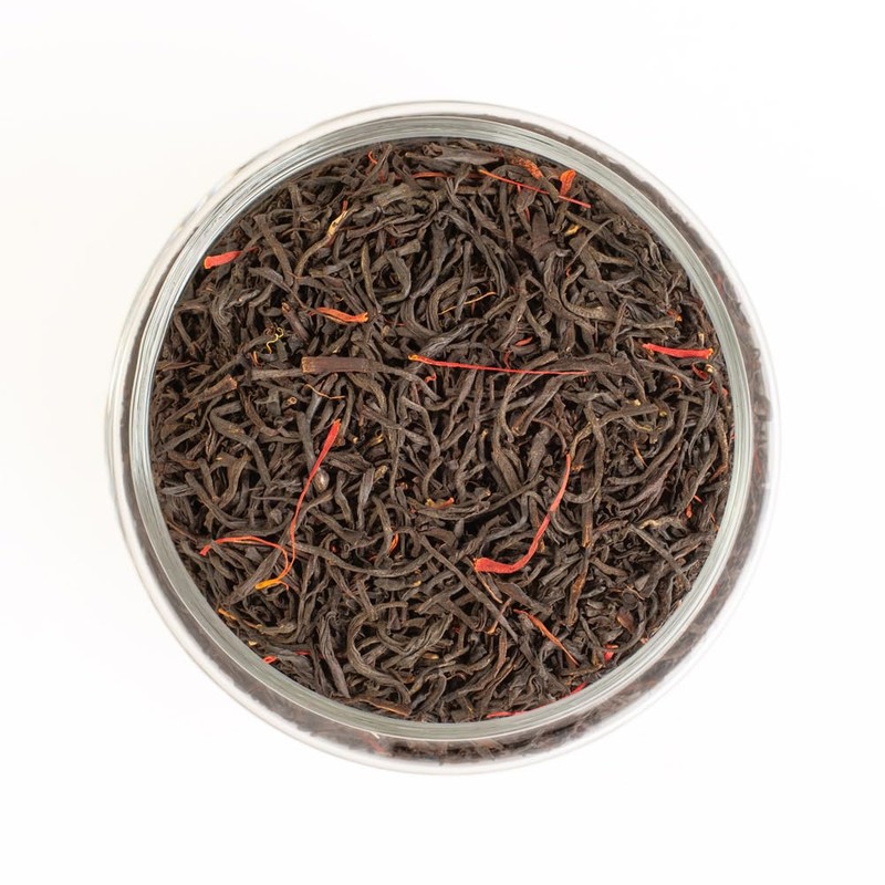Eupherbia Saffron Black Tea, Handpicked, Highland Grown Whole Leaf Tea,