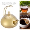 Fdit 1.5 L Stainless Steel Kettle Classic Teapot Reusable Packaging