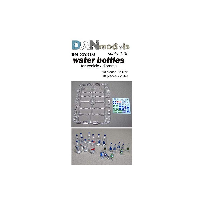 DAN MODELS Water Bottles for Vehicle/Diorama 1/35 35310