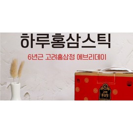Everyday 6-year-old Korean red ginseng extract, everyday red ginseng stick, 50 packs of red ginseng / 6년근 고려홍삼정 에브리데이 하루홍삼스틱 홍삼 50포