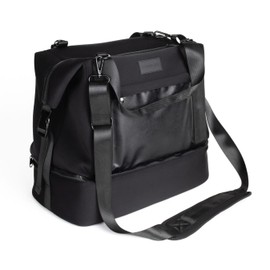 TRAVELUXE Modern Neoprene Weekender Travel Bag 18x14x9in, Fits Carry On & Personal Item, Premium Overnight Bag for Men & Women, TSA Approved