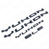 GMC Gloss Black Door Rear Yukon Emblems Letters kit 2021-2025