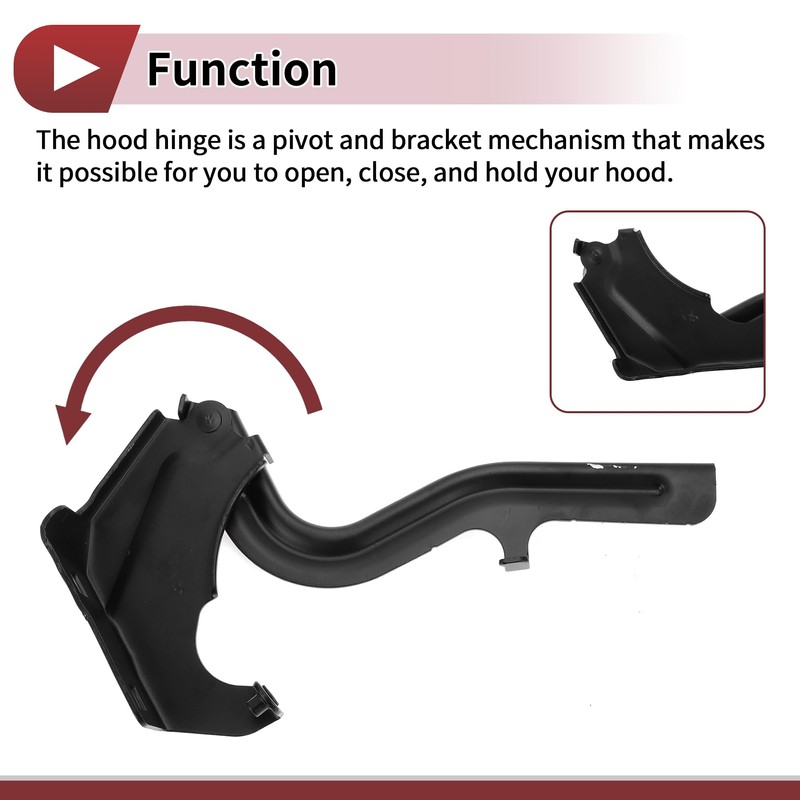 HEROFFIX 1 Pair Hood Hinges for Nissan Rogue 2021-2024 Front
