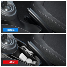 SHAOHAO Organiser Set 3 in 1 Compatible with Smart Forfour w453 / Fortwo C453 2014-2019 (Door Organiser + Centre Console Organiser) Smart 453 Accessories (Pack of 3)