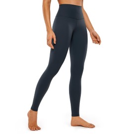 CRZ YOGA Butterluxe Extra Long Leggings for Tall Women 31 Inches - High Waisted Athletic Workout Leggings Soft Yoga Pants True Navy Large